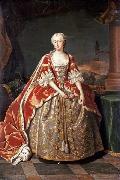 Jean Baptiste van Loo Portrait of Augusta of Saxe-Gotha oil on canvas